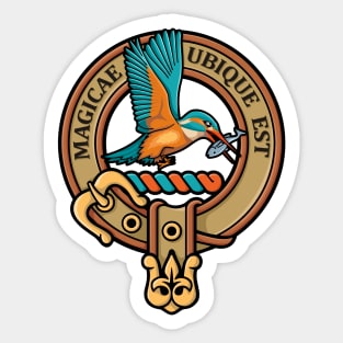 Kingfisher Crest Sticker